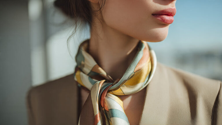 11 Easy Ways to Style a Silk Scarf Daily