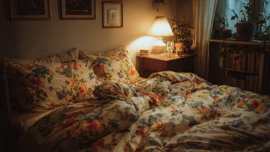 Small floral bedding ideas for cozy bedroom interior