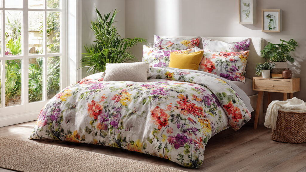 Spring floral bedding ideas bright bedroom inspiration
