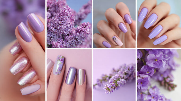 11 Purple Spring Nails Trending This Spring