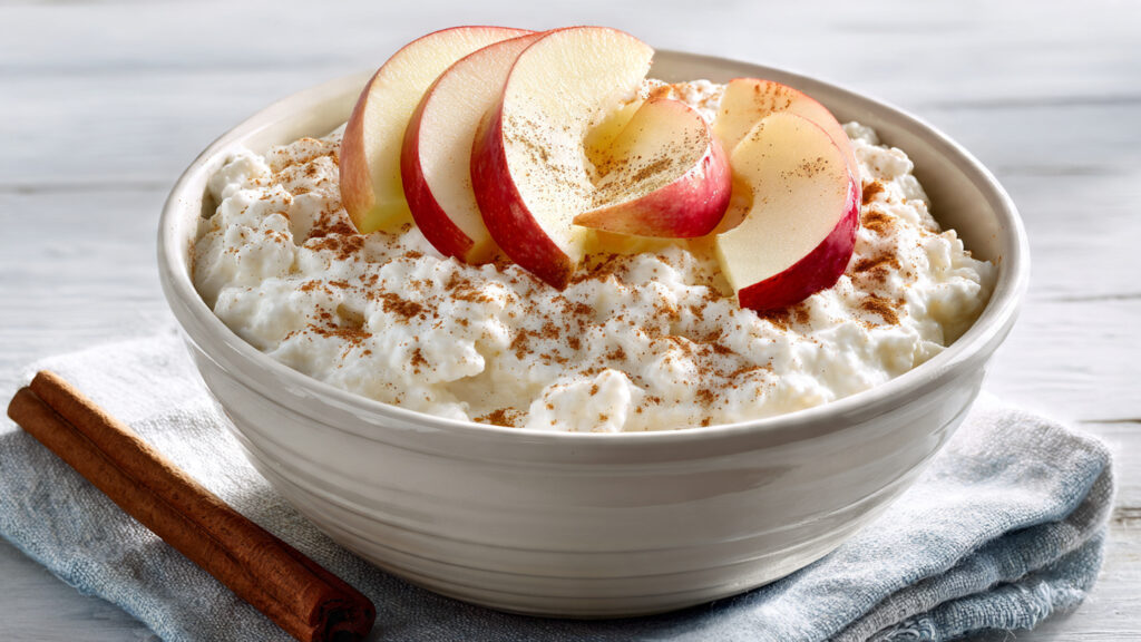 cottage cheese with apples for balanced blood sugar snack