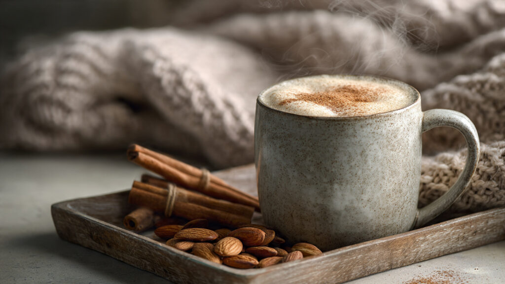 almond cinnamon bedtime milk relaxing night drink
