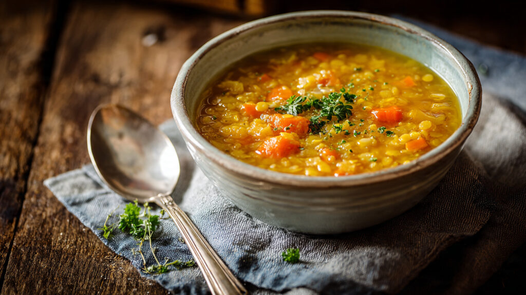  lentil vegetable soup for blood sugar control