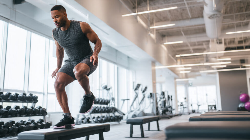 alternating step ups exercise