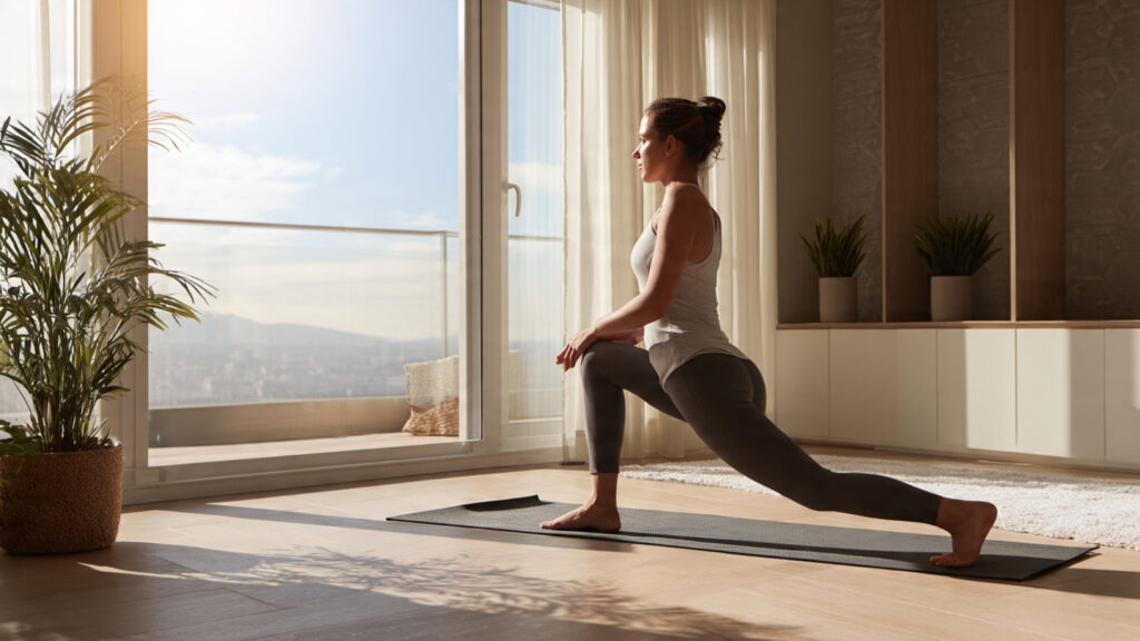 Morning stretch workout routine at home.