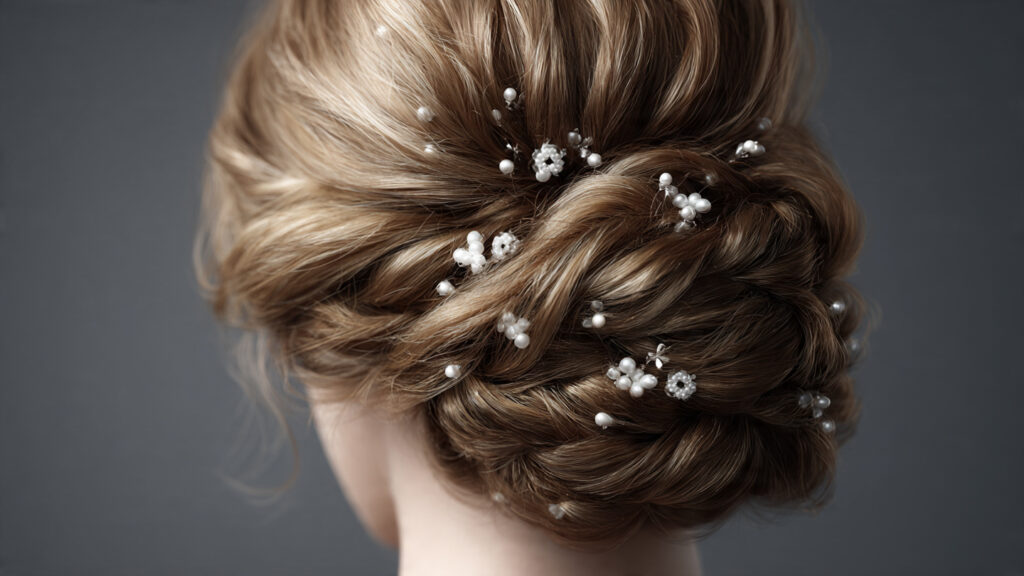 twisted chignon prom hairstyle