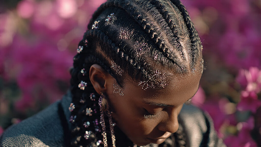 Fulani braided hairstyle with beads for spring 2026
