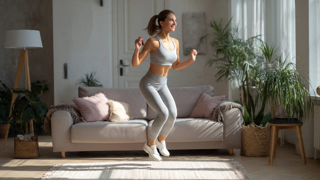 Home cardio workout routine.