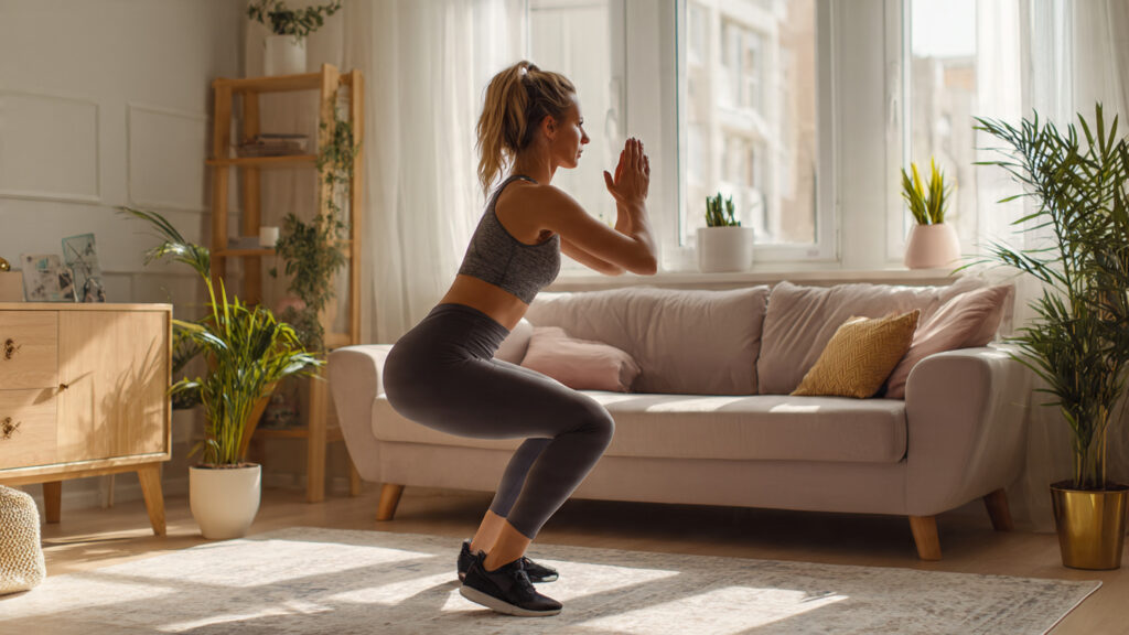 Full body home workout routine.