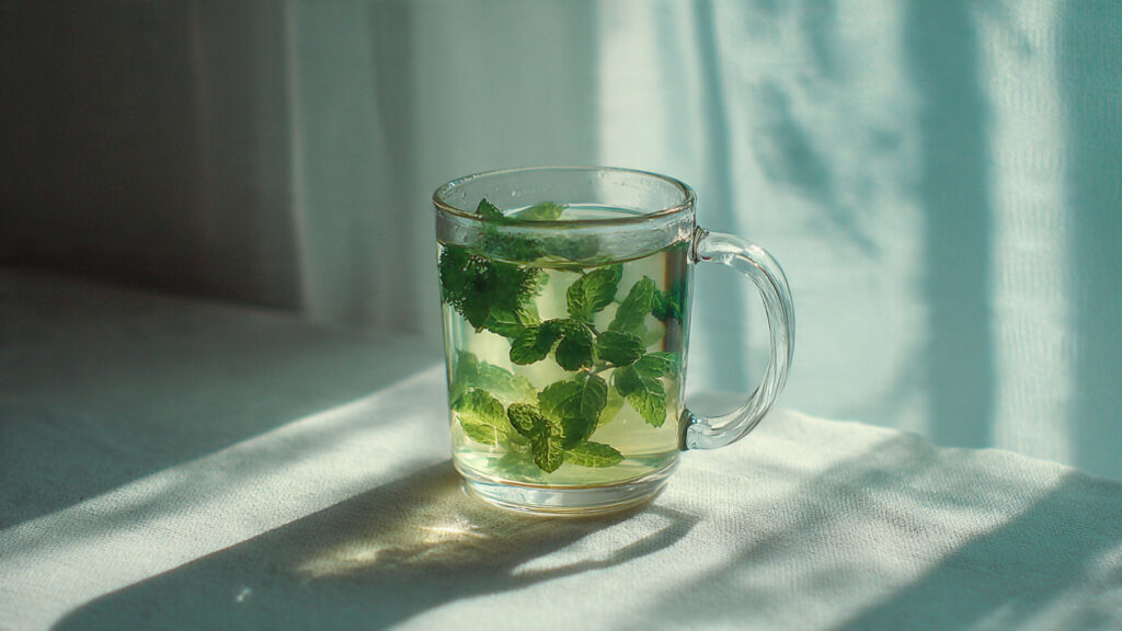 green tea with antioxidants supports cortisol reduction and relaxation