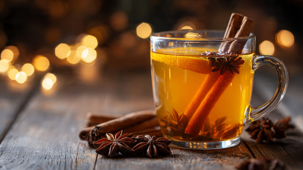 cinnamon spice herbal tea drink