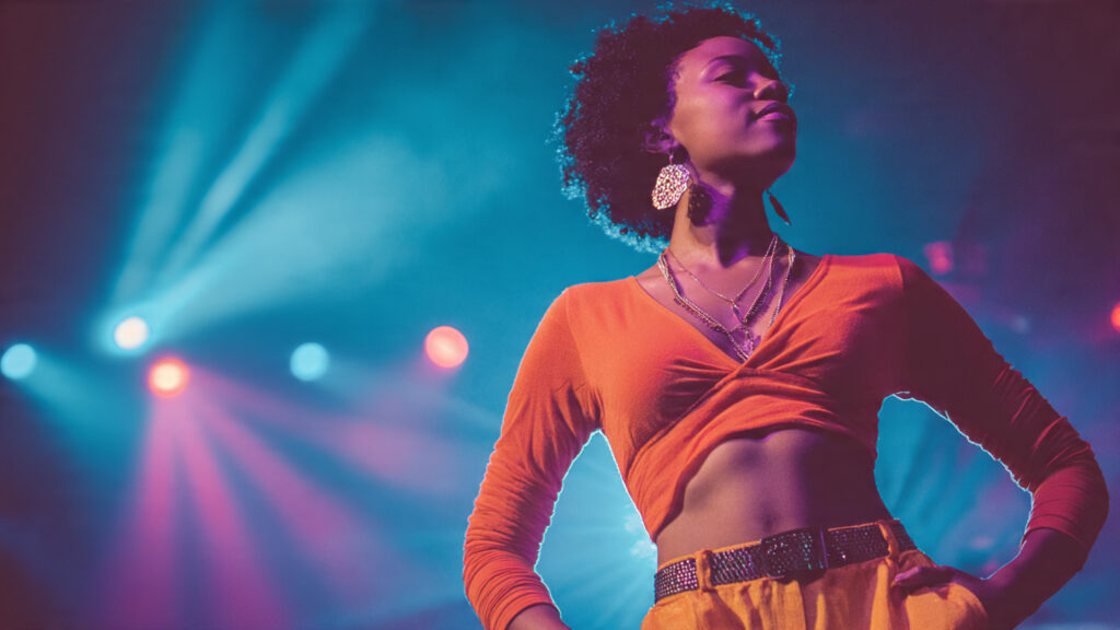 Matching two piece set concert outfit idea.