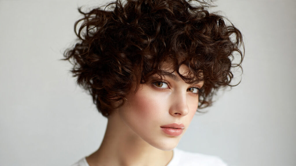 curly short crop hairstyle for women 2026