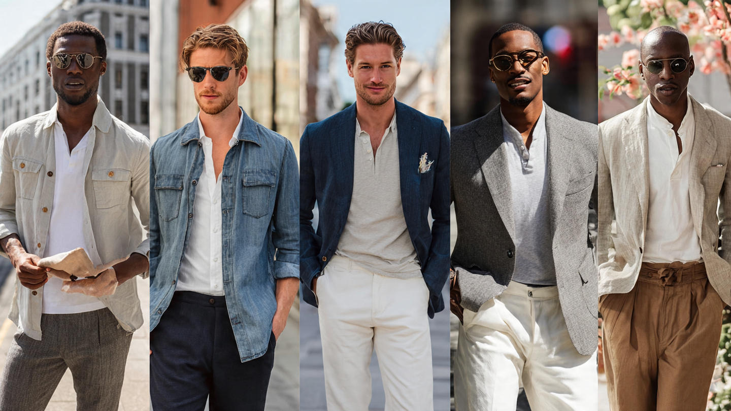 spring outfits men smart casual fashion